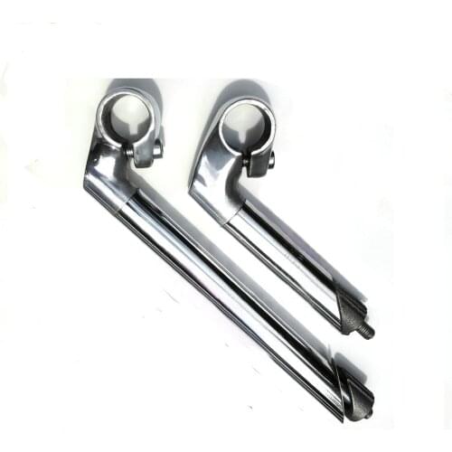 MTB Bike Quill Stem Riser 150mm 200mm Handlebar 22.2mm Folding Mountain Fixed Gear Road Bicycle Gooseneck Stems Cycling Parts