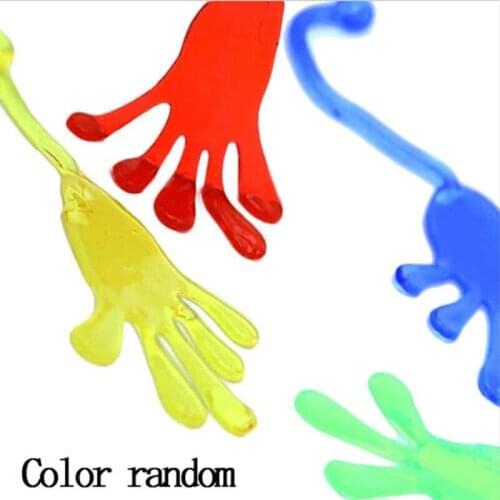 Toy Elastic Sticky Squishy Slap Hands Palm Flexible Toy Children Kid Favors Gift US