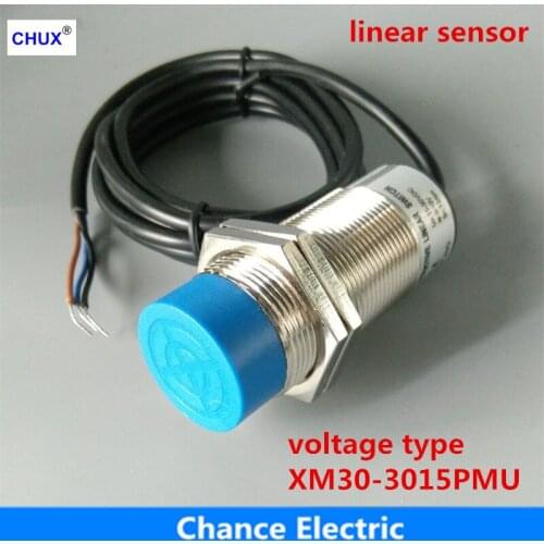 Linear Analog Sensor M30 Voltage Type 15mm detect distance 0-10v Analog inductive displayment Sensor Switch (XM30-15-PMU)