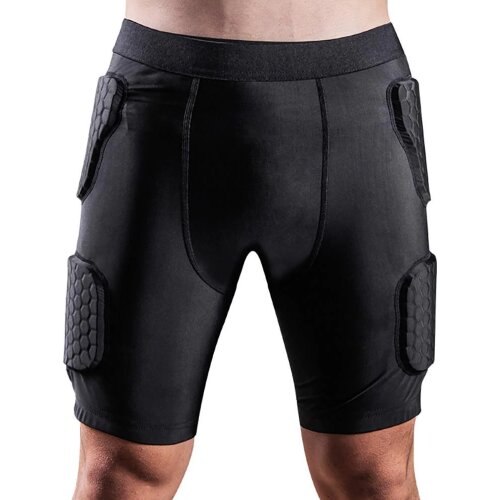 Anti-collision Men Soccer Football Basketball Padded Protection Shorts