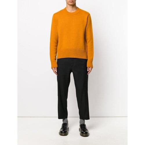 Mens casual pants, zipper, body building, nine trends, youth, youth, fashion city