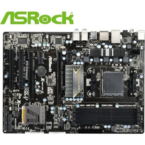 Desktop Motherboard ASRock 970 Extreme3 Socket AM3 AM3+ DDR3 For AMD CPU PC SALES