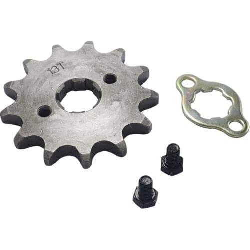 Front Engine 530# 20mm 13T Teeth Chain Sprocket With Retainer Plate Locker for Motorcycle Dirt Bike ATV