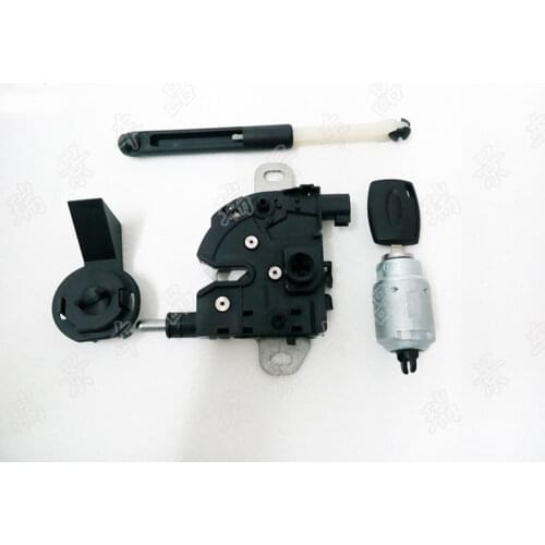 Front hood lock engine cover mechanism lever lock core assembly plastic parts for ford focus 2 1pc