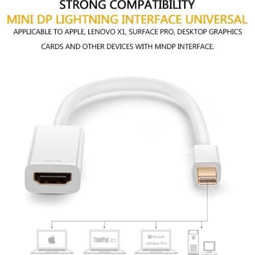 Mini DP to HDMI-compatible Adapter Cable Converter Adapter Display Port For Apple Mac Macbook Pro Air Notebook