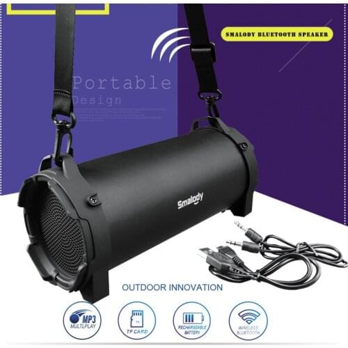 Smalody SL-10 Bike Speaker Portable Bluetooth Speaker Portable Wireless Loudspeaker Sound System 8W Stereo Music Player Cycling