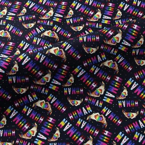 50x140cm Plain Printed Cotton Fabric Children Clothing For Baby Sewing Quilting Fat Quarters Child DIY Patchwork Accessories