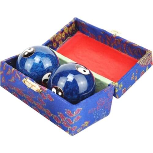 Baoding Balls Stress Relieve Balls Chinese Health Exercise Stress Relieve Hand Exercise Self-Massage to Improve Mobility