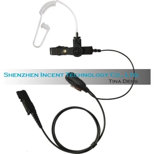 VOIONAIR 5pcs/lot Air Tube Earpiece Headset PTT Mic for Motorola MTP3150 XPR3500 XIR P6620 XIR P6600 DP2400 MotoTRBO