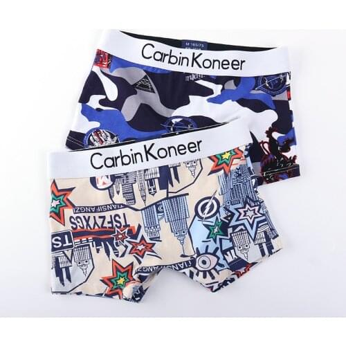 1PCS Women Cartoon Print Boxer Briefs Tomboy Les Lesbian Trans FTM Cotton Underwear Mid Waist Sport Lingerie Boyshort Underpants