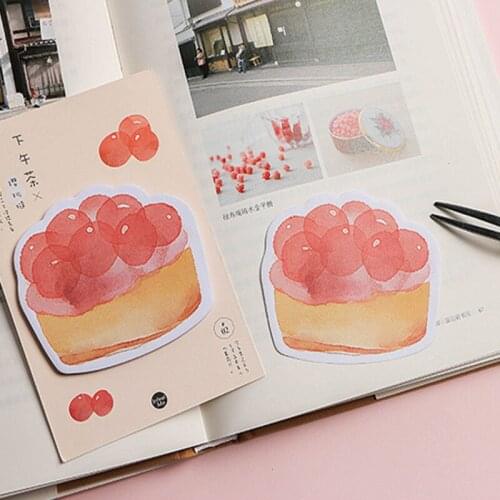 1pack /lot kawaii Afternoon Tea Series Sticker Notes Memo Pad N-Times Planner Sticky Notes School Papelaria