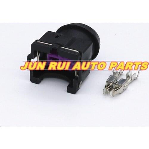 10pcs/lot DJ7023B-3.5-21 PA66 2 pin wire harness female EV1 automotive waterproof electrical plug connector