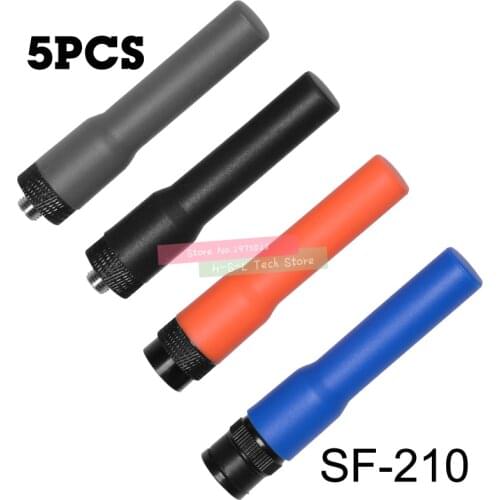 5PCS High Quality Two Way Radio Antenna SMA/BNC Handheld Walkie Talkie short Antenna For Kenwood Baofeng Nanfeng Accessories