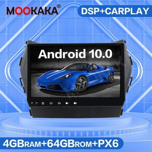 4G SIM LTE Android 10.0 PX6 Car Radio Multimedia Player For Hyundai IX45 4GB+64GB Audio GPS Navigation Tape Recorder Head Unit