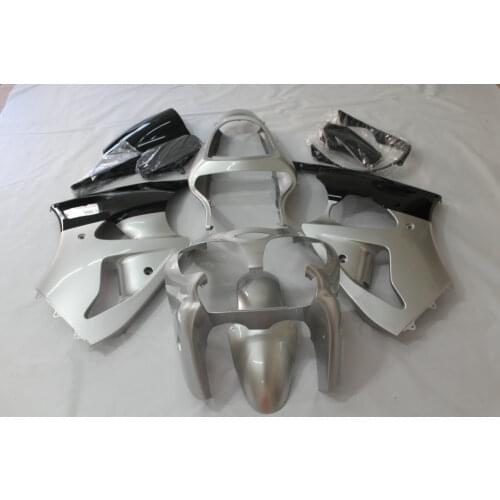 Free wind New Injection mold ABS Fairing kit for Kawasaki ninj ZX6R 636 ZZR600 600cc 2001 2002 2000 00 01 02 fairings set sliver