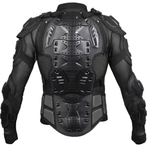 Adult Motorcycle Dirt Bike Body Armor Protective Gear Chest Back Protector Arm Protection Pads for Motocross Skiing