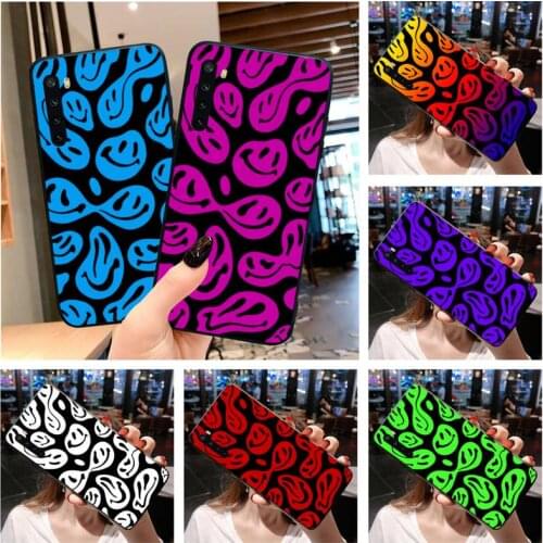 Distorted Exaggerated Smiley Hippie Phone Case for Xiaomi Mi Note 10 Lite Mi 9T Pro xiaomi 10 10 CC9 Pro