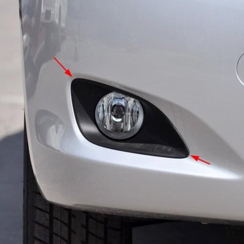 DWCX Car Right Front Fog Light Lamp Cover Trim Plastic Fit for Toyota Yaris Belta Vios Limo 2007 2008 2009 2010 2011 2012