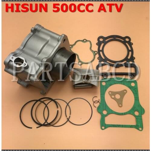HISUN 500CC HS500 ATV Quad Cylinder with Piston Ring Pin Gaskets Sets