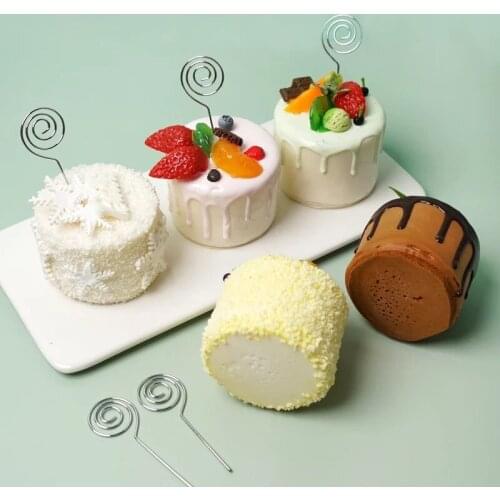 Simulation cake note folder model window display shooting props