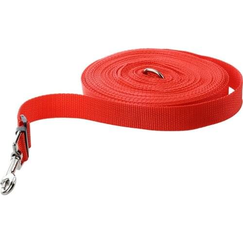 Red 50ft/15m Long Dog Pet Puppy Training Obedience Lead Leash