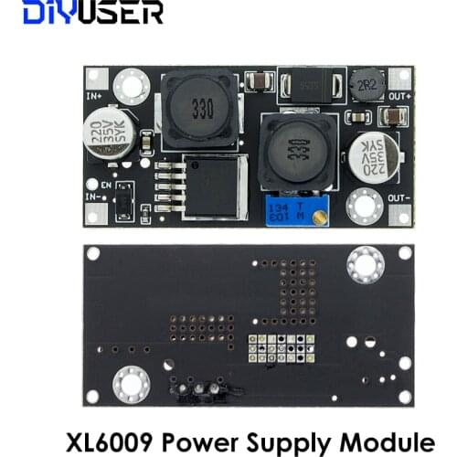 XL6019 (XL6009 upgrade) Automatic step-up step-down Dc-Dc Adjustable Converter Power Supply Module 20W 5-32V to 1.3-35V