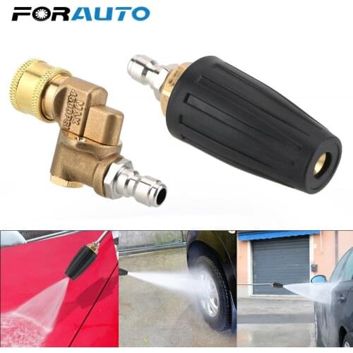 LEEPEE Car Pressure Washer Accessory Turbo Nozzles Sprayer Rotary Pivoting Coupler Jet Sprayer Car Cleaning For Quick Connector