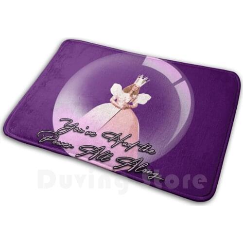 You've Got The Power Soft Non-Slip Mat Rug Carpet Cushion Good Witch Witch Dorothy Oz Galinda Glenda Glinda The Good Home