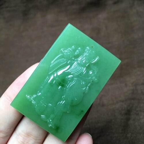 H26#Hetian jade jade pendant, fine and smooth texture