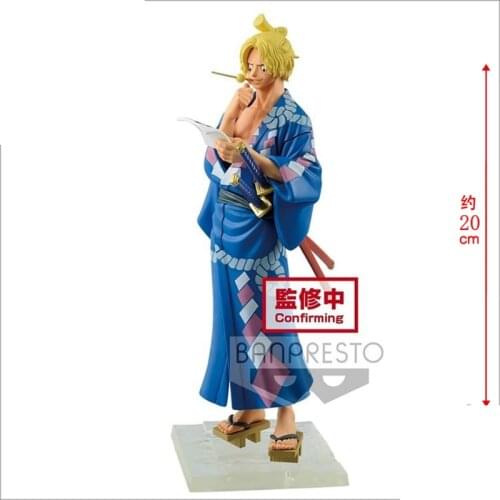 Original Banpresto One Piece OP MAGAZINE Sanji Toys Model Figurals Brinquedos Action Figure Collection