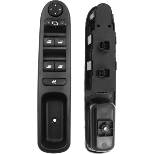 Left Front Electric Control Power Lifter Window Switch Window Panel Master Switch 6554KT 96351625XT For Peugeot 307 2006-2016