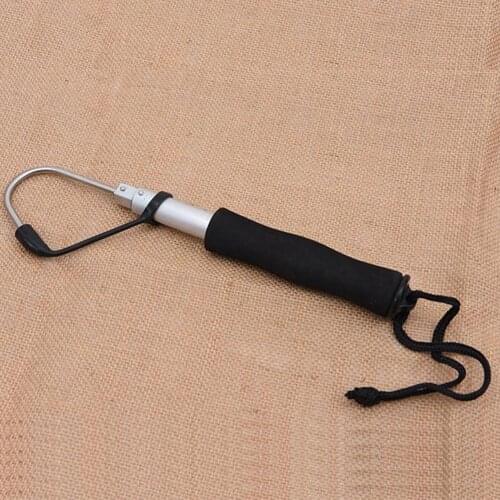 Mounchain Portable Stainless Sea Fishing Telescopic Retractable Fish Gaff Tackle Spear Hook Fishing Gripper Tool