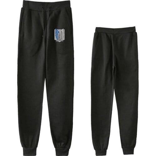 Attack on Titan Cartoon Anime Harem Pants Fashion Men Women Skateboard Hip Hop Casual Long Loose Unisex Pant Trousers Sportswear