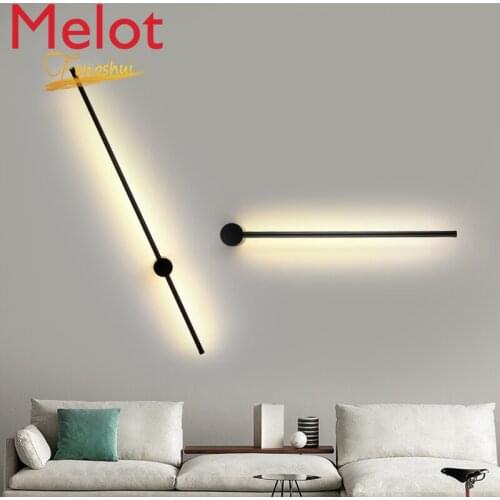 Modern Dimming Led Wall Lights Nordic Loft Lighting Acrylic Background Indoor Decor /LED Wall Lamp Aisle Luminaries hanging lam