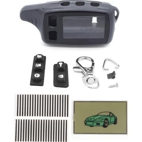 Tw9030 Case +TW9030 lcd display Zebra paper For Tomahawk 9030 2-Way Car Remote Controller TW-9030 screen