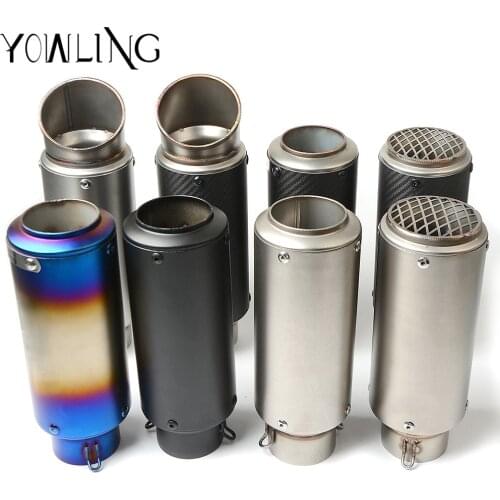Exhaust pipe Motorcycle 51MM 60MM Universal Escape Exhaust Muffler DB Killer Silencer FOR Honda CBR125R XRV750 XADV 750 CB190