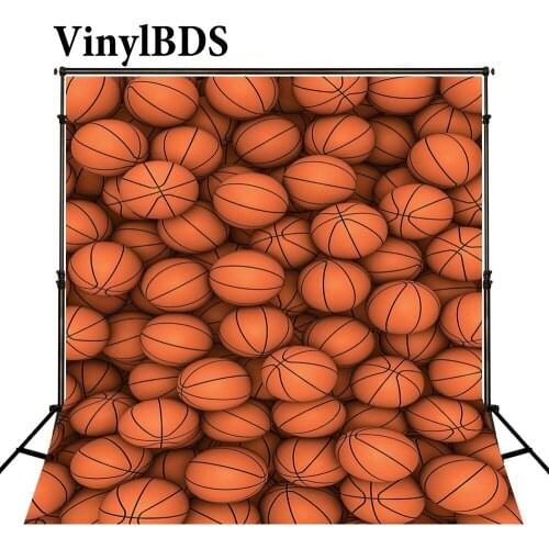 VinylBDS Basketball Boy Children Photography Background Newborn Sport Backdrop Back to School Backdrop for Kids Photo Studio