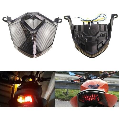 Rear Tail Light Brake Turn Signal Integrated LED Light For Kawasaki Ninja ZX10R ZX-10R 2008-2010, ZX6R ZX-6R ZX600 09 10 11 12
