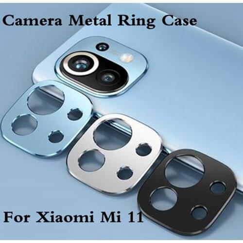 Camera Metal Ring Case Glass For Xiaomi Mi 11 Camera Lens Screen Protector For Redmi K40 K40 Pro Plus Mi 11 Mi11 Pro Lens Cover