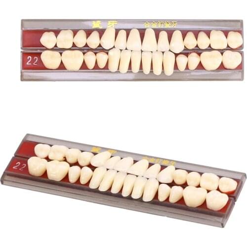 Personal Healthy Teeths Care Alloy Pin Porcelain Materials Dentures Colors Teeth Care Tools Whitening