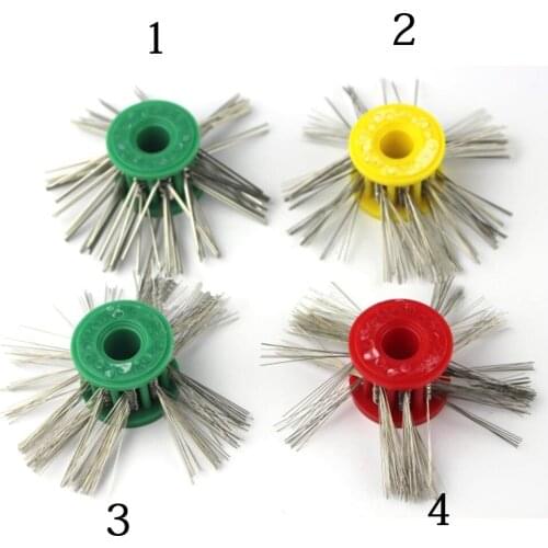 1PCS Mounted Matt Brush Gold Silver Metal Jewelry Mounted Matt Brushes Steel Wire