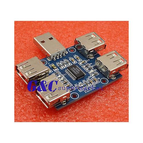 5V USB HUB USB2.0 Hub Concentrator 4-Female USB Expansion Board Module diy electronics