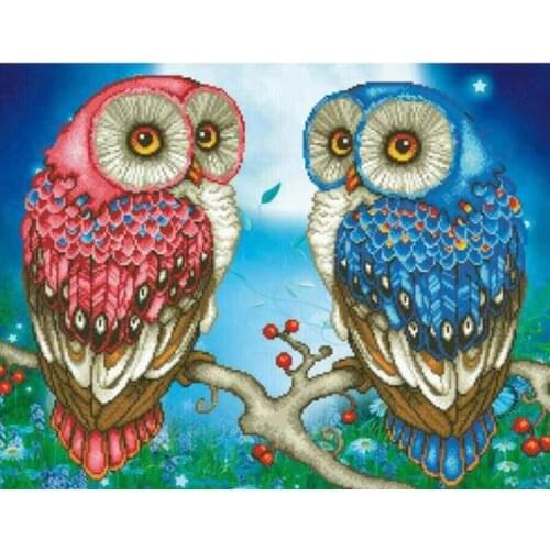 5D DIY Diamond Painting Cartoon Owl Full Square/round 3d Picture of Rhinestone Diamond Embroidery Animal Mosaic Decoration