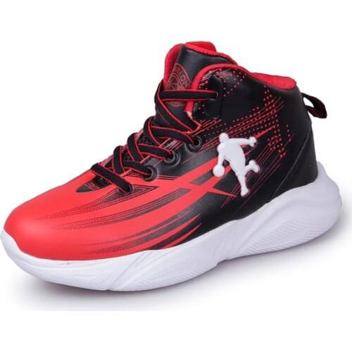 Basketball Kids Sneakers For Children Casual Shoes Boys Sneaker Girls Shoes Running Sport Leather Cotton Fabric chaussure enfant