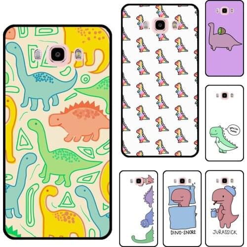 Fun Dinosaur Pattern Dino For Samsung Galaxy J1 J3 J4 J5 J6 J7 J2 Core 2018 A7 A9 A6 A8 Plus A3 A5 2017 2016 Case