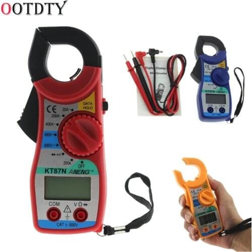OOTDTY Digital Multimeter Amper Clamp Meter Current Clamp Pliers AC / DC Voltage Tester Data Show multimeter