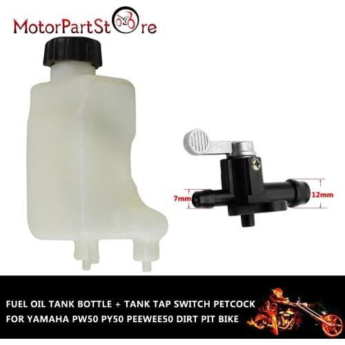 Motorcycle Fuel Gas Oil Reservoir Petrol Tank Gas Fuel Petcock Tap Petrol Valve for Yamaha PW50 Piwi 50 PY50 Pit Dirt bike
