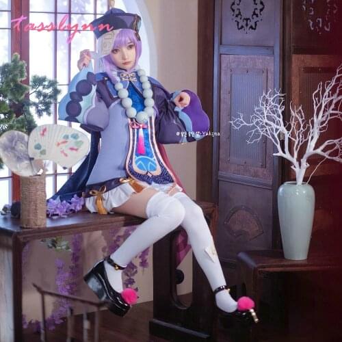 Game Genshin Impact Cosplay Halloween Qiqi Lisa Genshin Impact Klee Cosplay Girls Party Halloween Costumes for Women