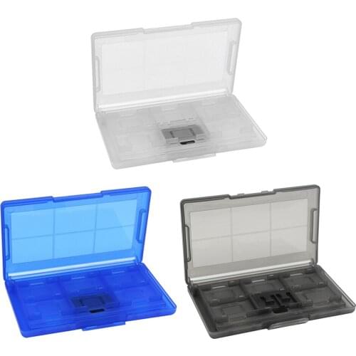 12+2 Slots Game Memory Card Storage Box Cartridge Portable Container for Nintendo Switch NS Game Accessories Protective Case