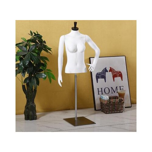 ABS plastic 2style female mannequin Half body model display stand wedding dress clothing store Iron base dummy platform D142
